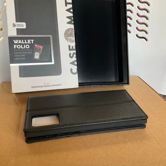 Case-Mate Wallet Folio Case for Samsung Galaxy Note 10 - Black - Picture 4 of 7